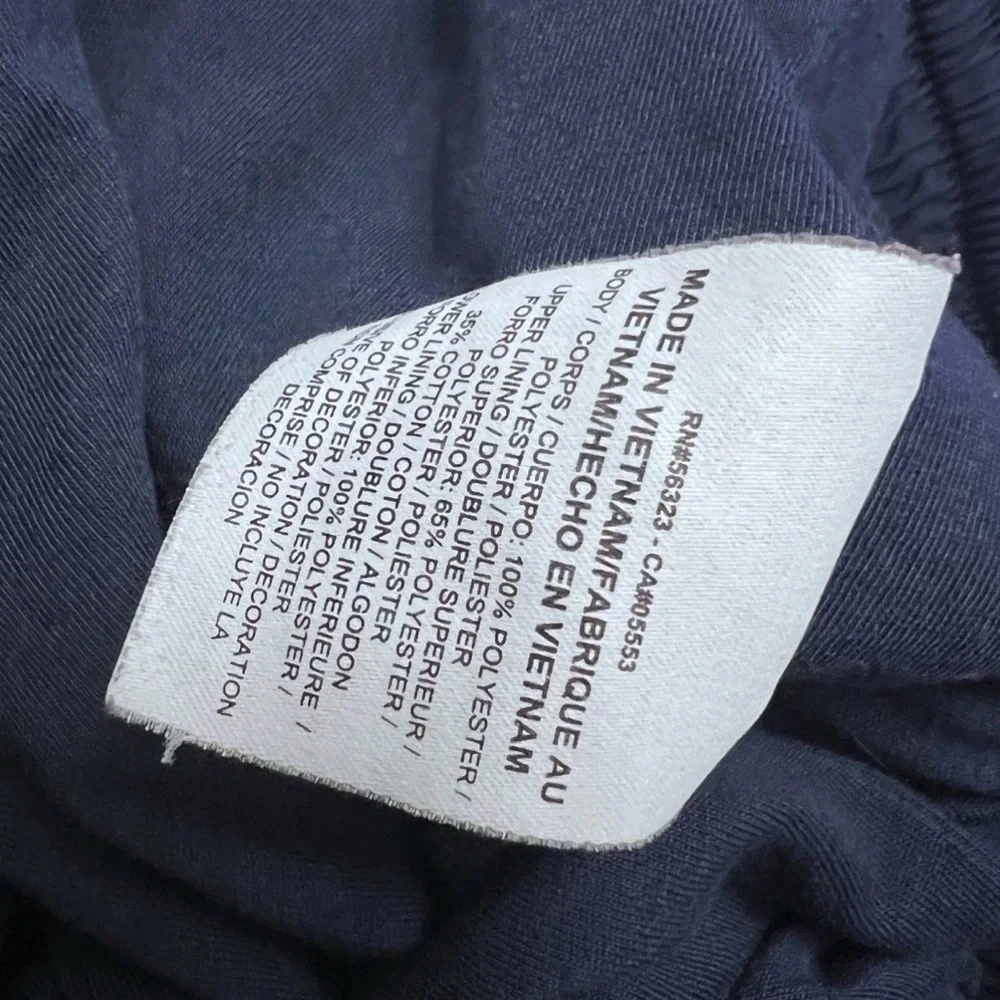 Nike Navy Paneled Track Pants